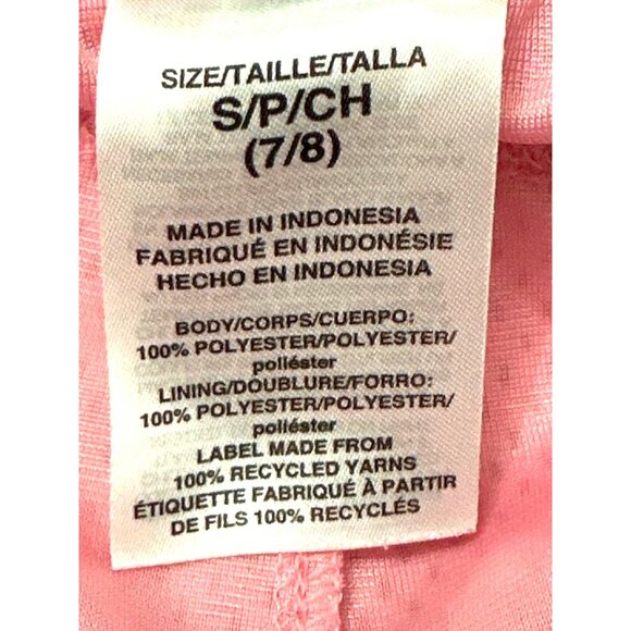 Adidas Athleticwear Pink Mesh Shorts White Stripes Pockets Elastic Waist Girls - Picture 7 of 10